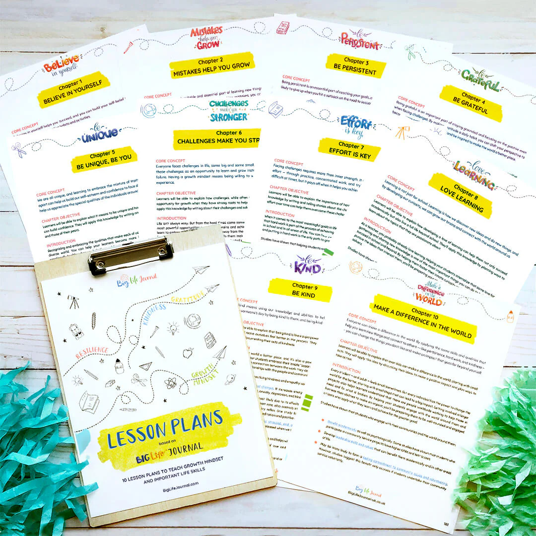 Lesson Plans PDF for Big Life Journal - 2nd Edition (ages 7-10) - Image 5